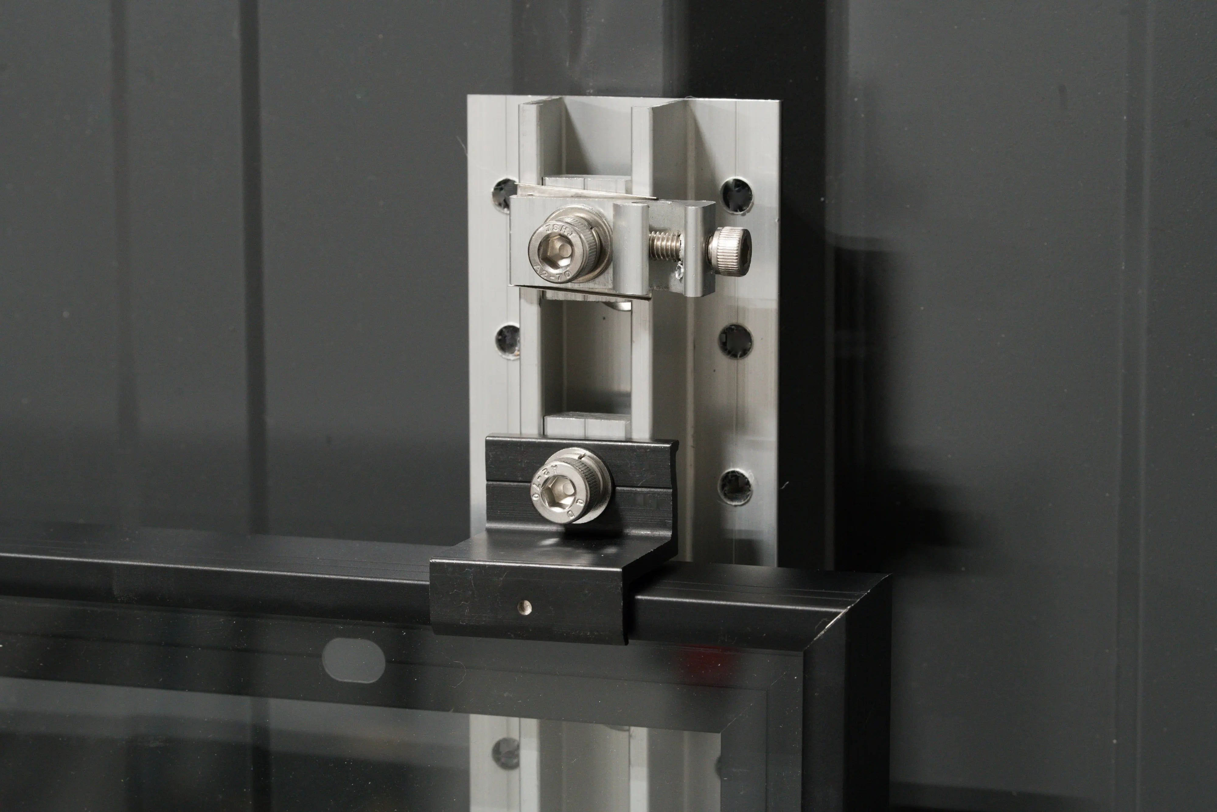 Grounding Lug in Use on a Solar Panel