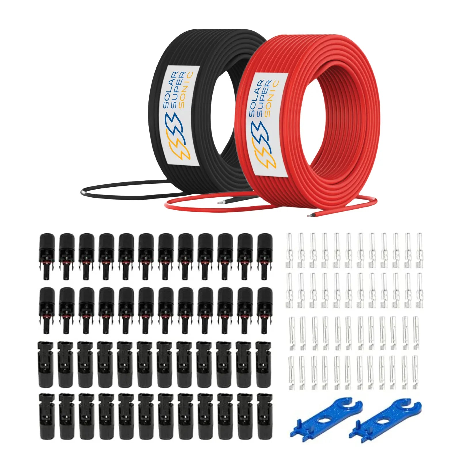 1500V 10AWG PV Wire & Connectors Bundles SSS