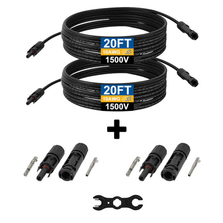 UL & TUV 1500V PV Extension Cable 10AWG SSS