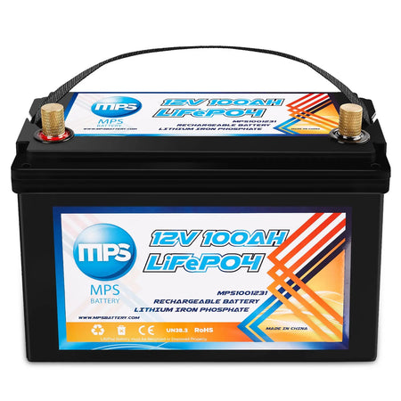 LiFePO4 Lithium Battery 12V 100Ah MPS