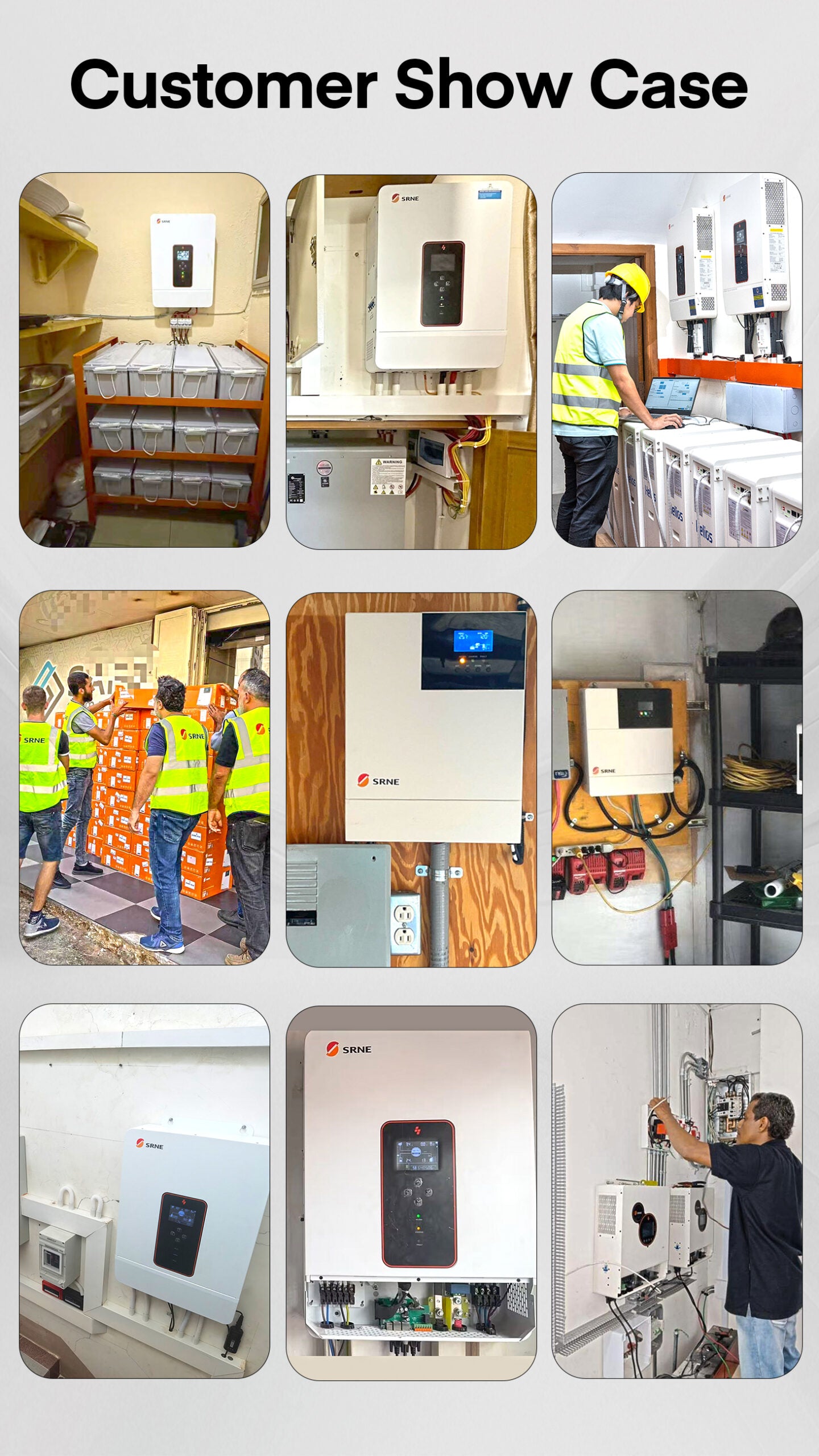 SRNE 10KW Hybrid Inverter Off-grid Split-Phase Solar Storage Inverter ...