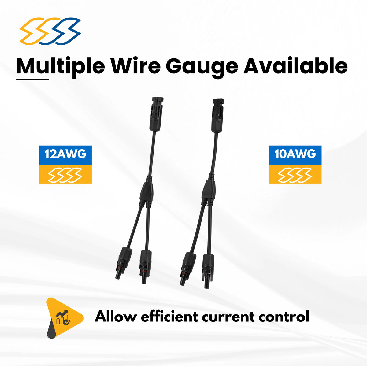 PV 1-to-2 Y Split Connector Pair (1 Pair/Pack) SSS