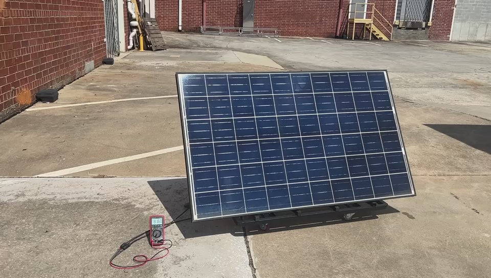 solar panel testing video