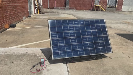 solar panel testing video